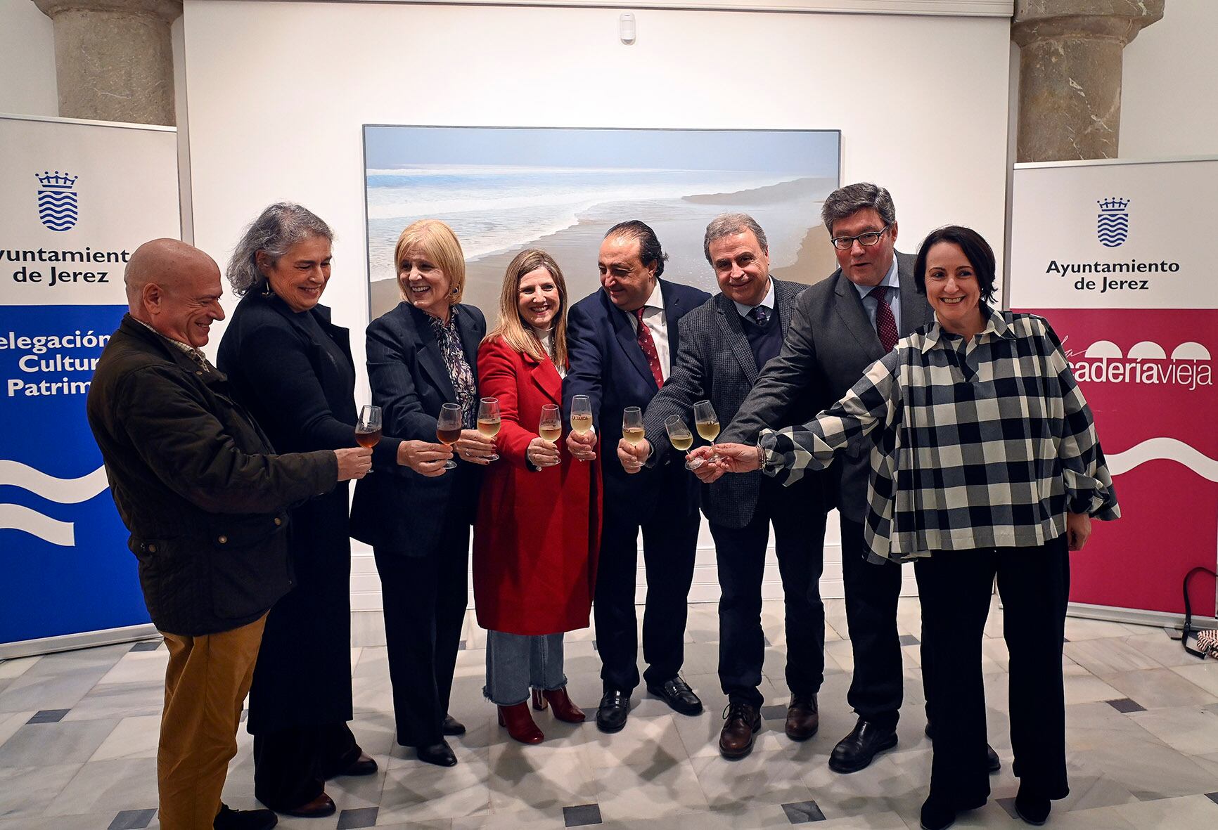 Inauguración de la exposición de Carmen Bustamante