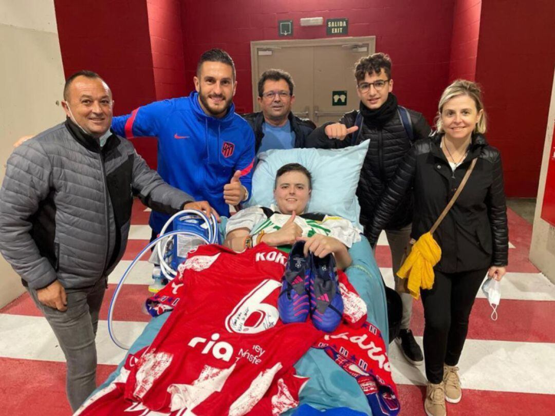 Miguel Toral, en su visita al Wanda
