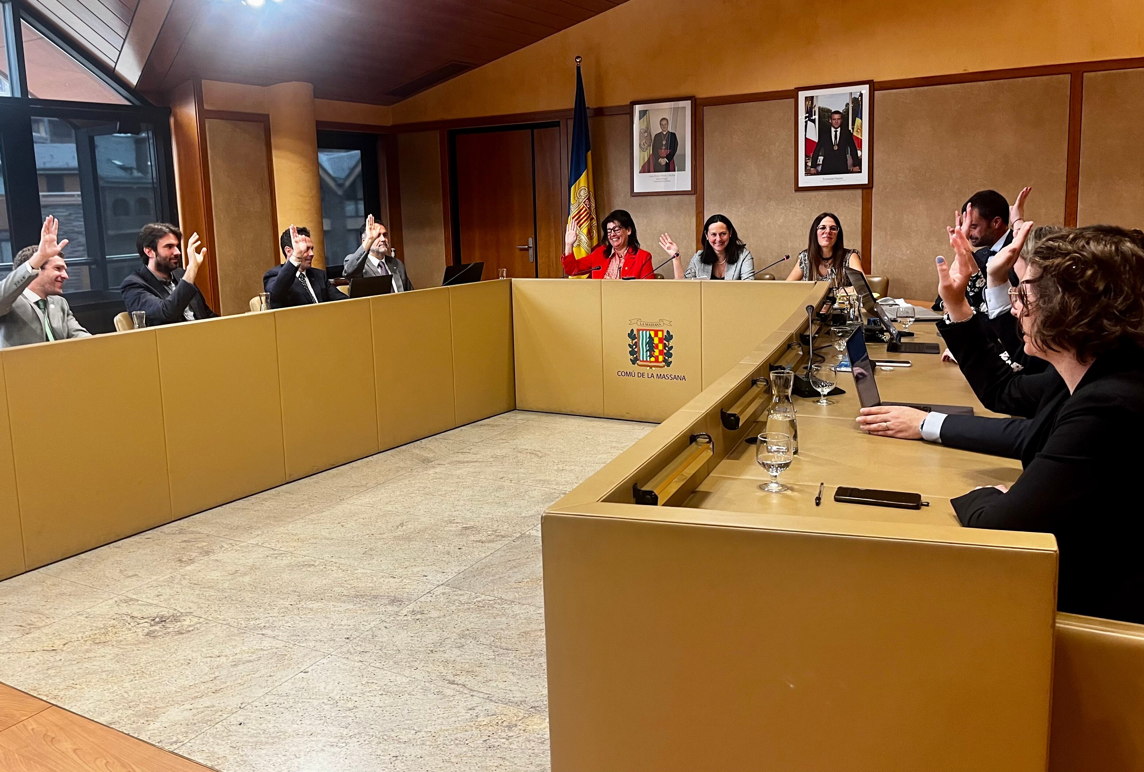 Els consellers han avalat per assentiment tots els punts del consell de comú