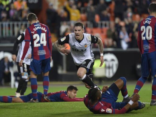 Valencia - Levante de la temporada pasada con gol para los locales