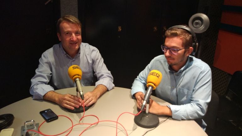 El acalde de Tres Cantos, Jesús Moreno, en los estudios de SER Madrid Norte