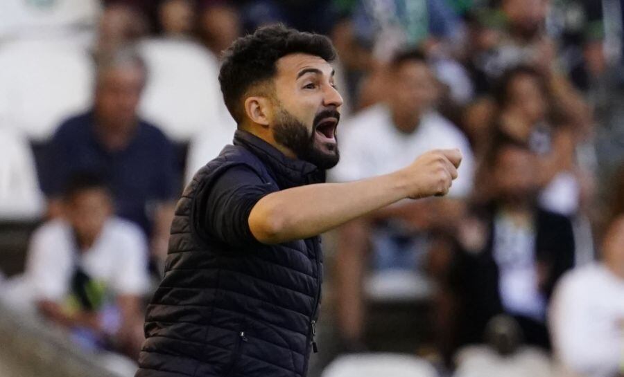 Romo, durante el partido contra la UD Las Palmas