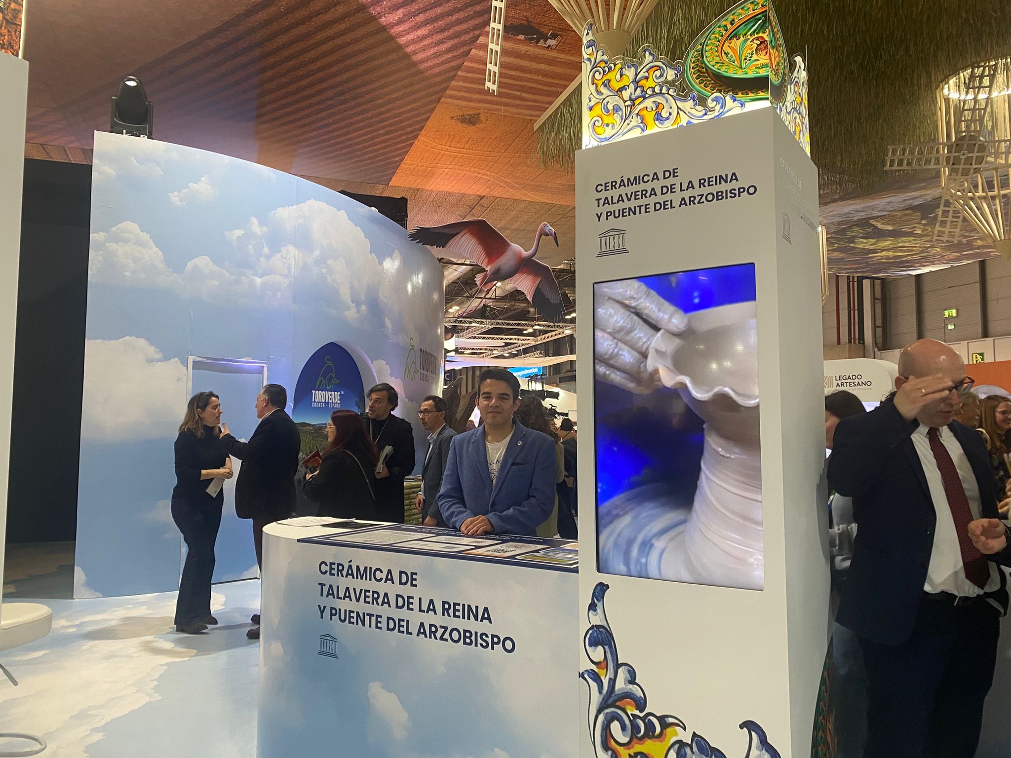 Stand de la cerámica de Talavera en Fitur 2025