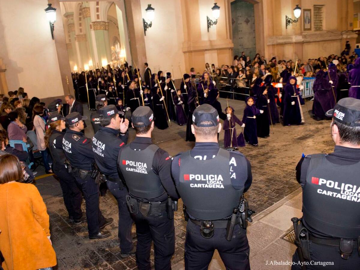 2.400 servicios reforzarán la seguridad ciudadana en Cartagena durante esta Semana Santa