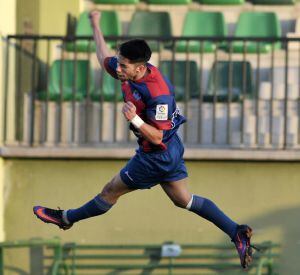 Fernán celebra el segundo gol