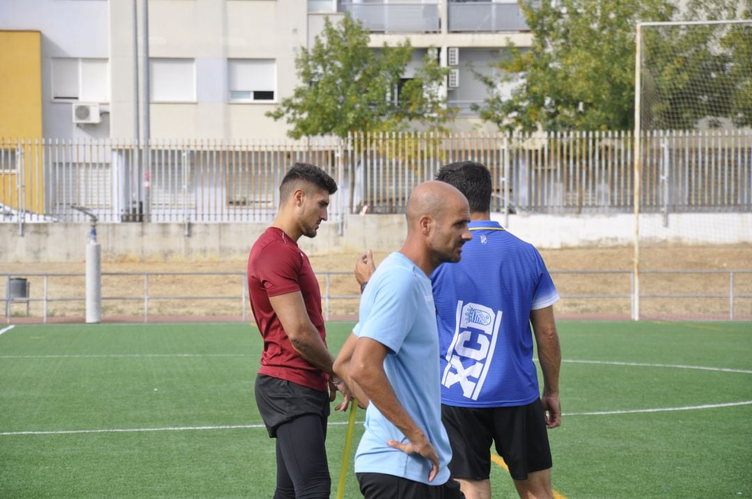 Dani Jurado durante un entrenamiento en La Granja