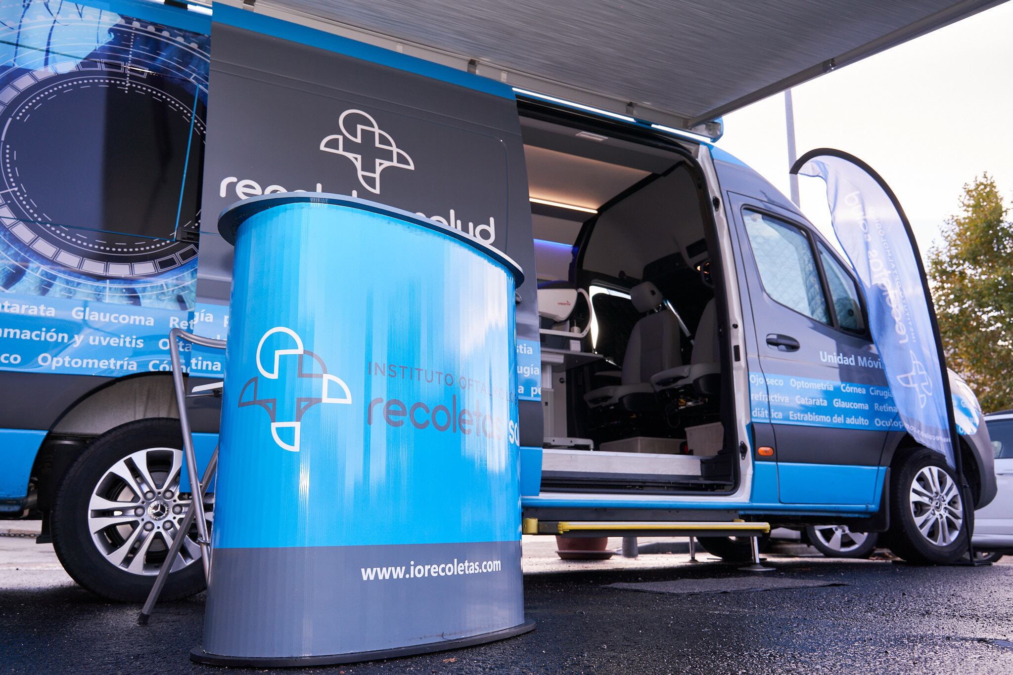 La Unidad Móvil de Recoletas Salud recorrerá 20 municipios de Palencia