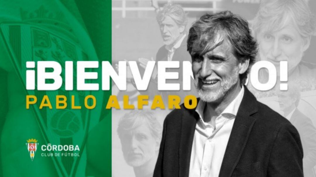 Pablo Alfaro es el nuevo entrenador del Córdoba CF