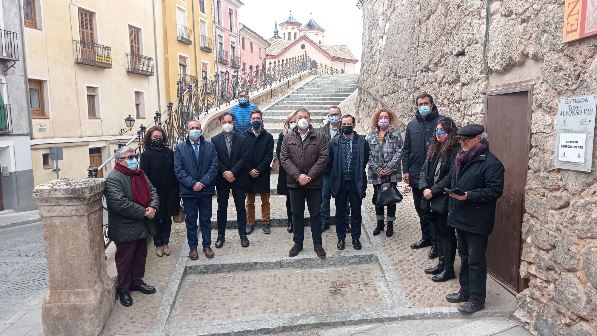 Inauguración Escalinata Junta de Cofradías en Cuenca