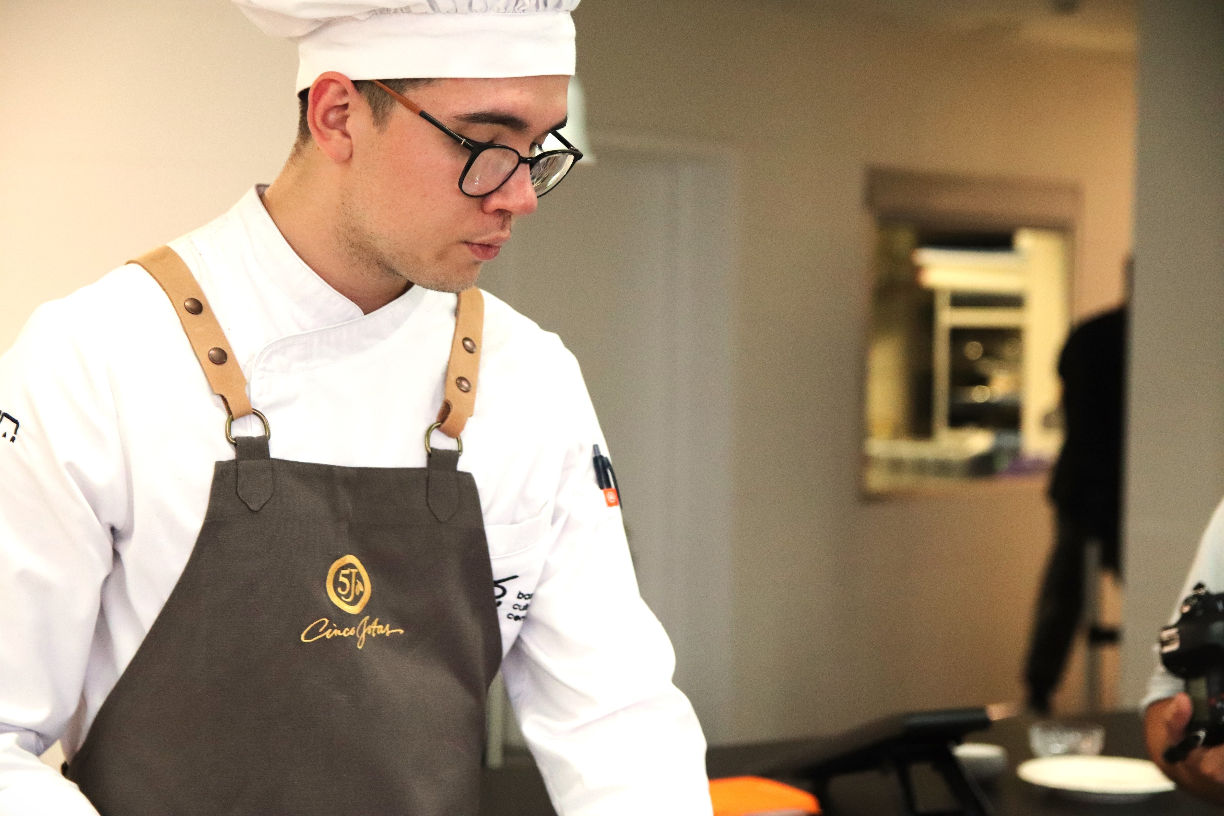 Javier Camacho en la cocina