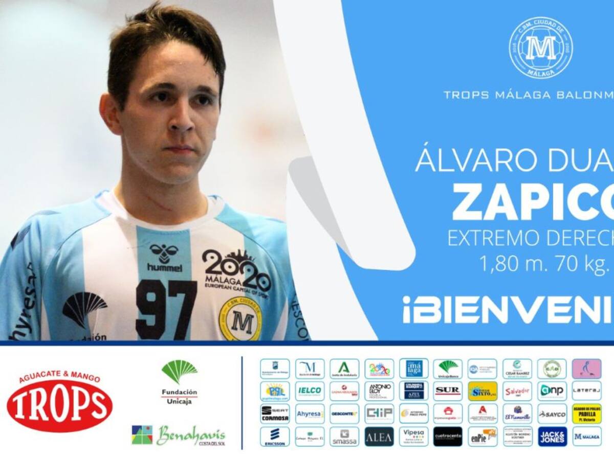 Álvaro Zapico un joven para el primer equipo del Trops Málaga