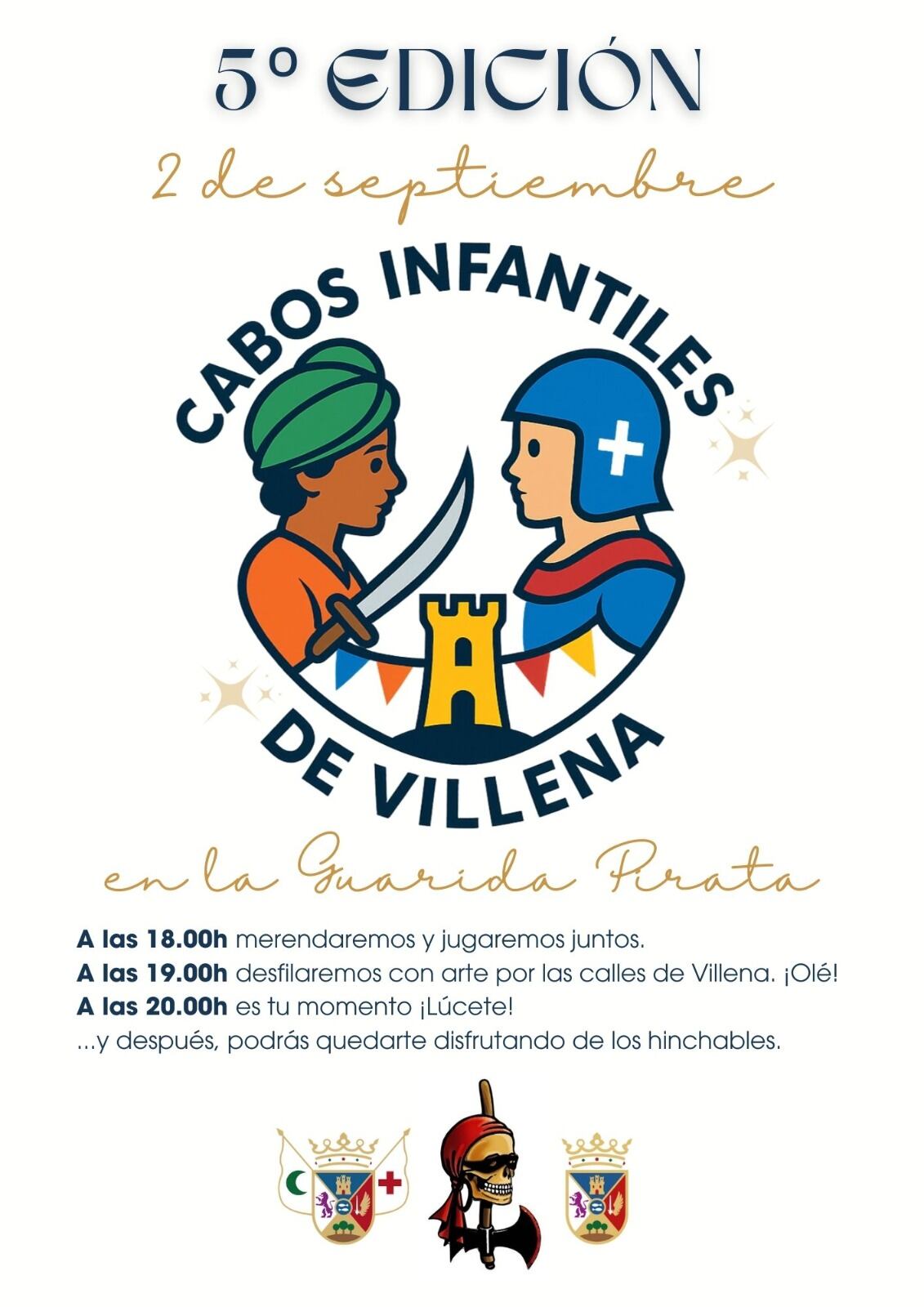 Cartel del día de los Cabos Infantiles