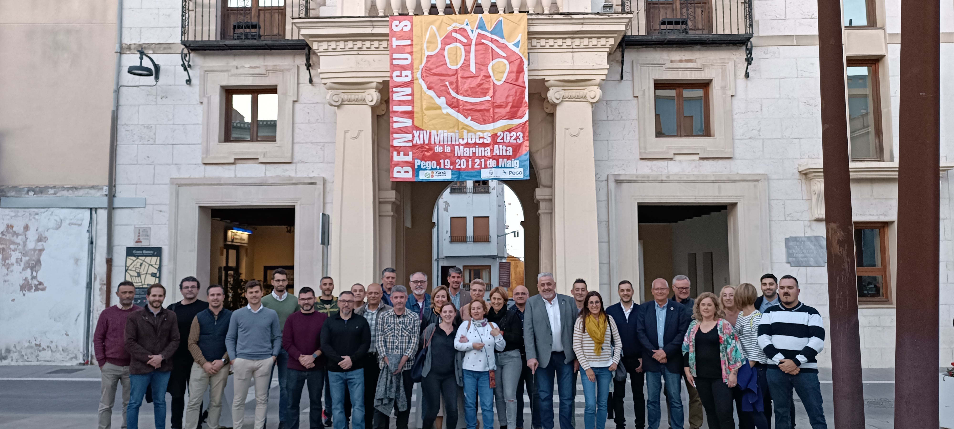 Presentación de la XIV edición de Minijocs de la Marina Alta, celebrada en Pego.