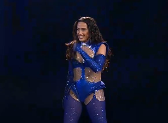 Chanel en el escenario de Eurovisión 2024