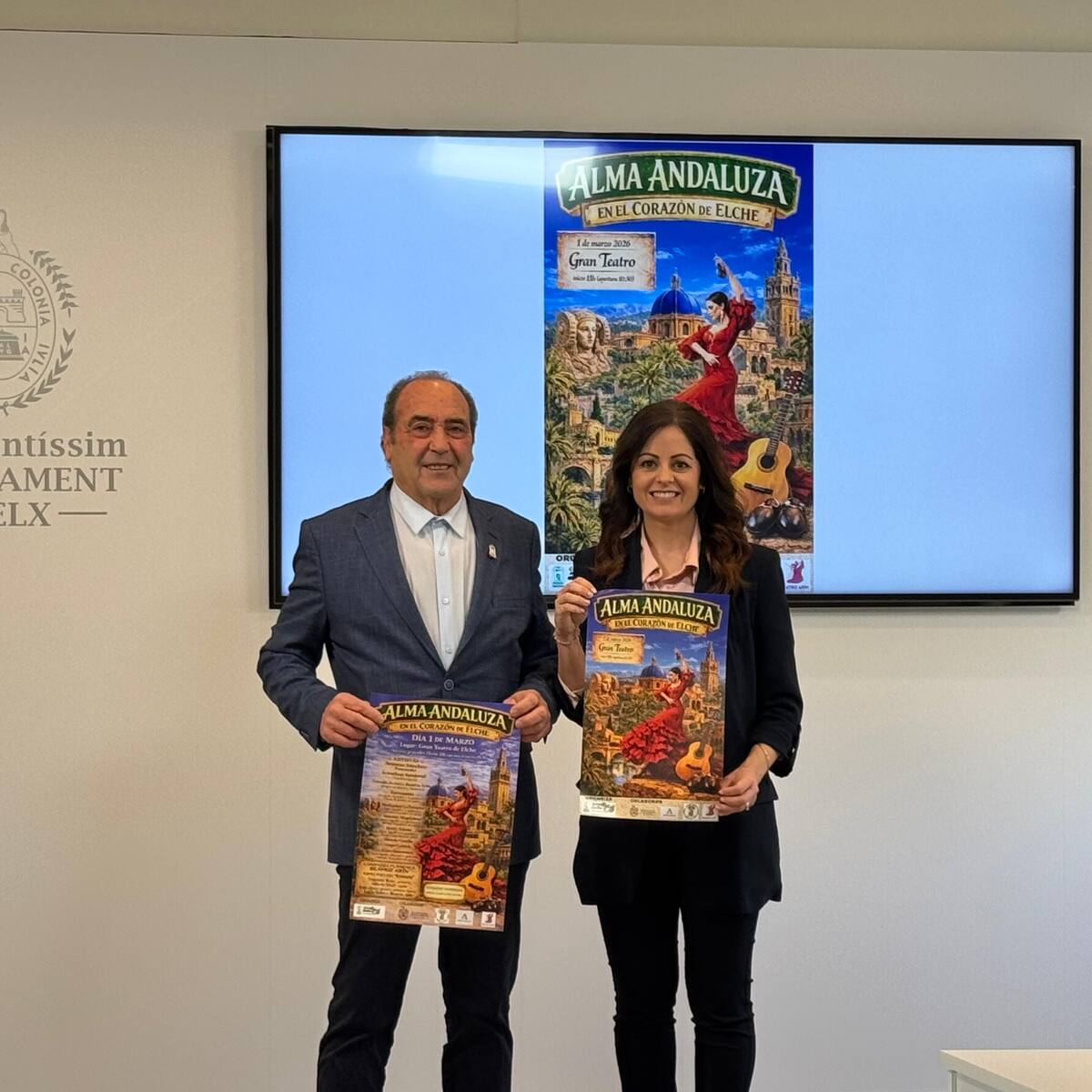 El Día de Andalucía se conmemora con cantes, bailes y folclore en una gala en el Gran Teatro