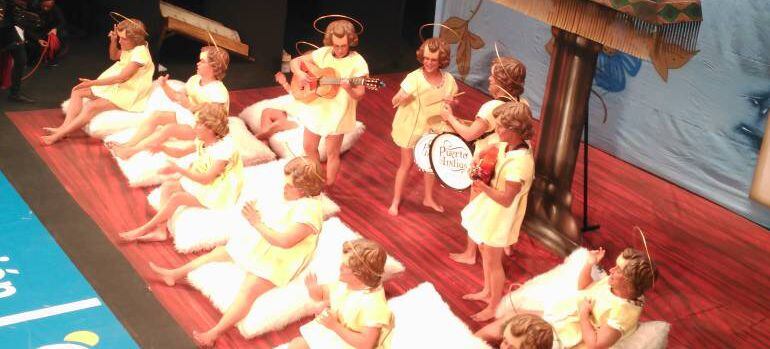 La chirigota del Canijo de Carmona en su pase de preliminares