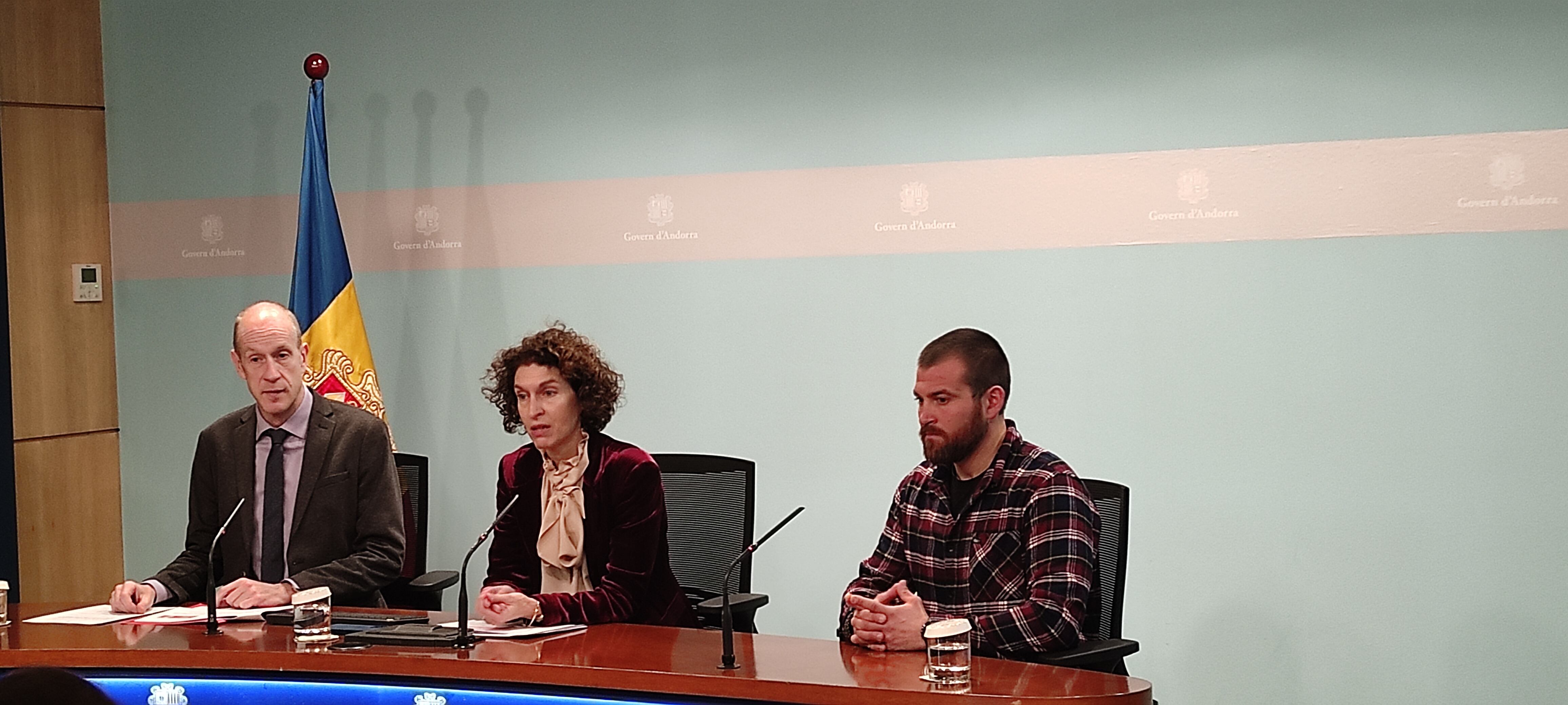 Un moment de la presentació del programa de mobilitat laboral per a joves a l'estranger del ministeri d'Exteriors.