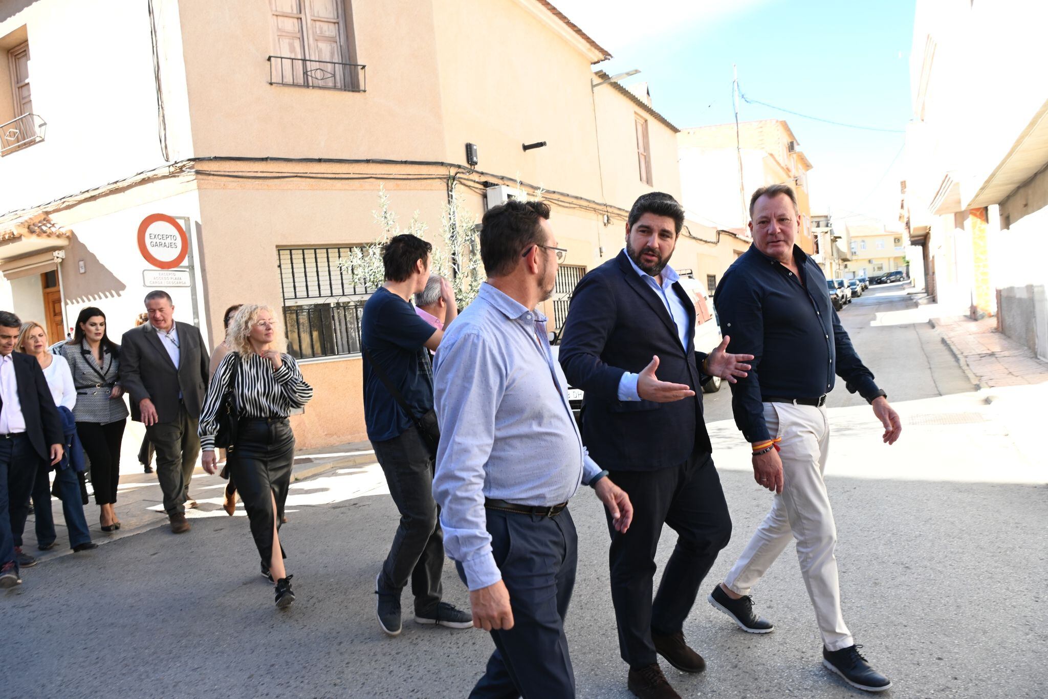 El presidente murciano López Miras (PP), en Ceutí