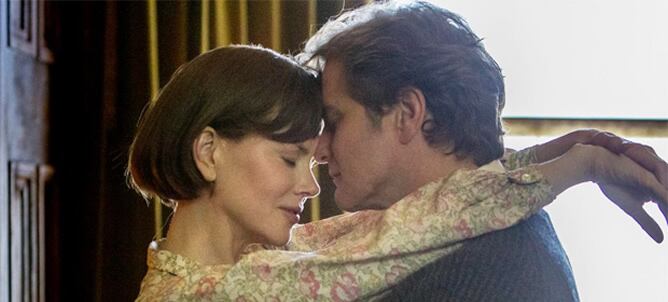 Nicole Kidman y Colin Firth en &#039;The Railway man&#039;