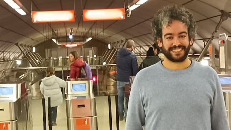 "Fue una sorpresa total": Borja Villada, el viajero número 100 millones de Metro Bilbao