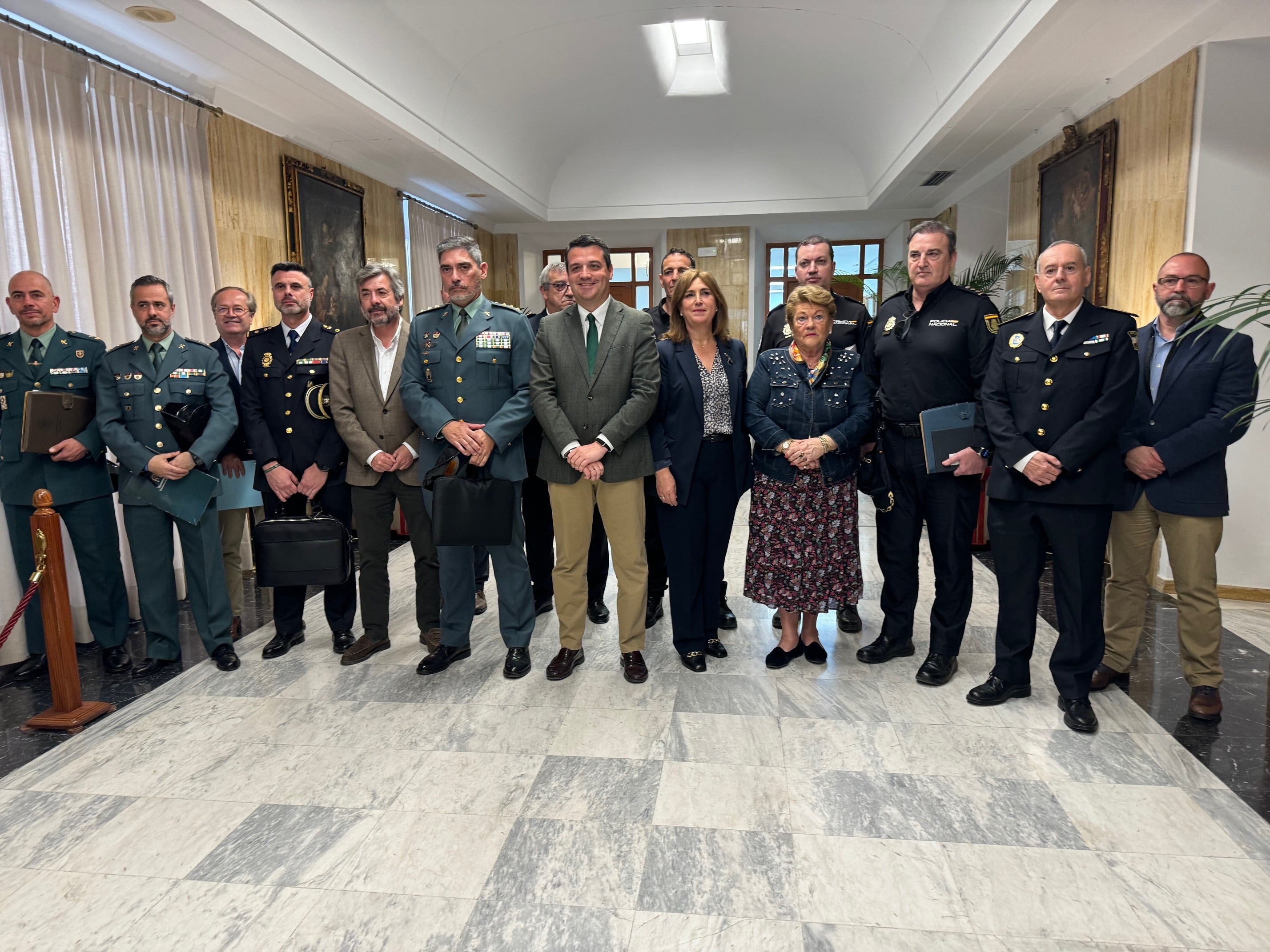 Participantes en la Junta Local de Seguridad para la Semana Santa 2024