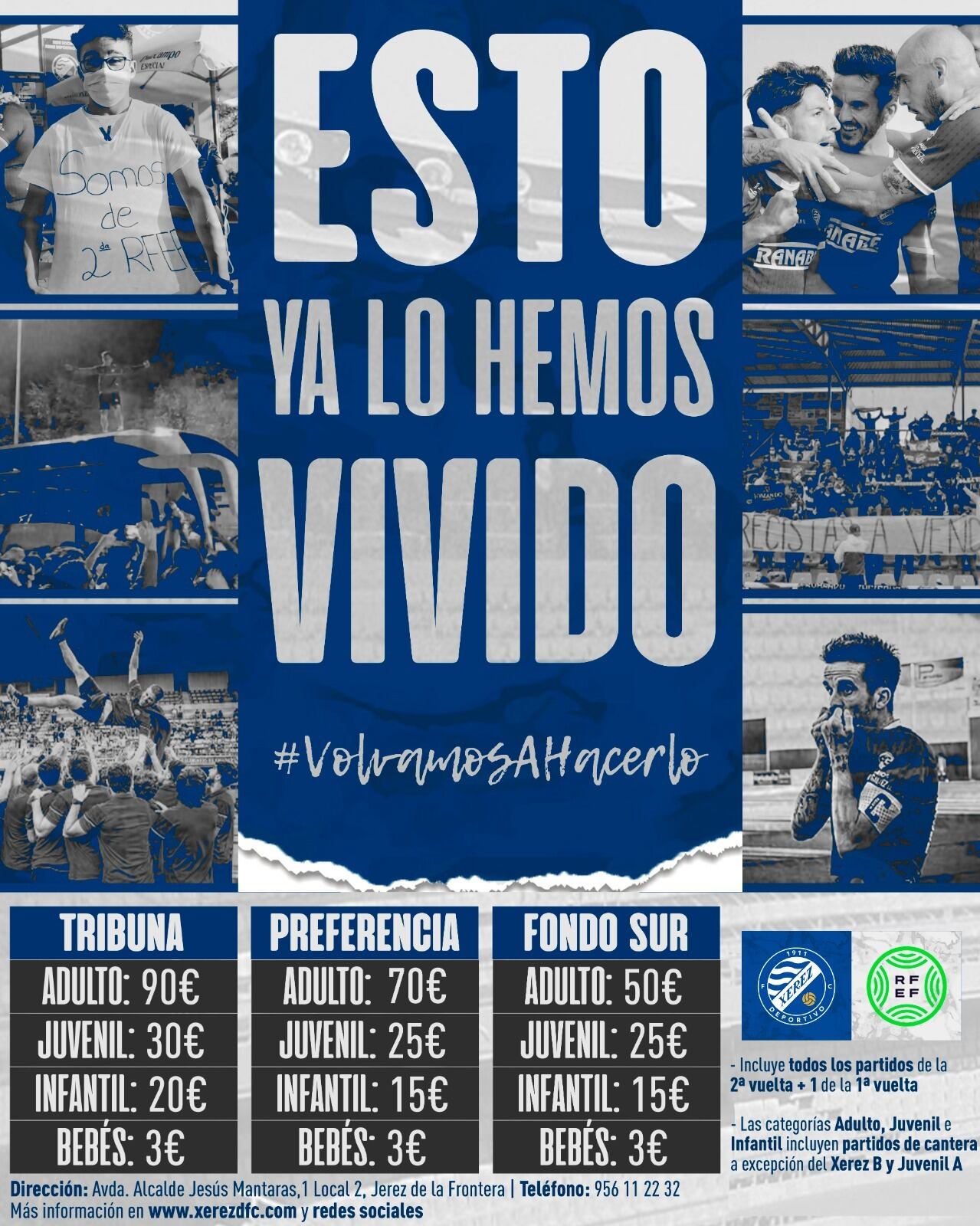 Cartel campaña de socios Xerez DFC