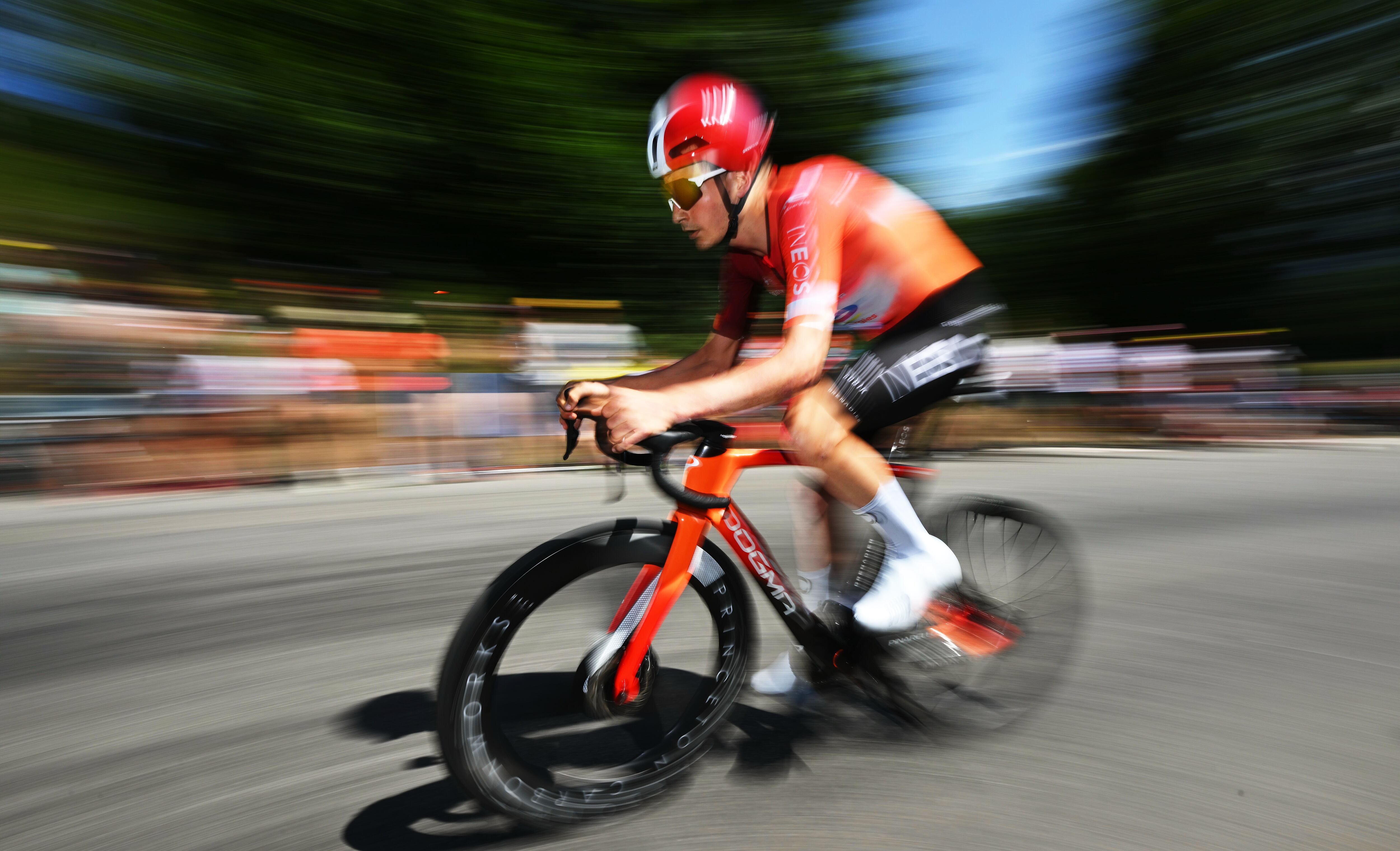 Carlos Rodriguez, durante la etapa 13 del Tour de Francia. (Dario Belingheri/Getty Images)