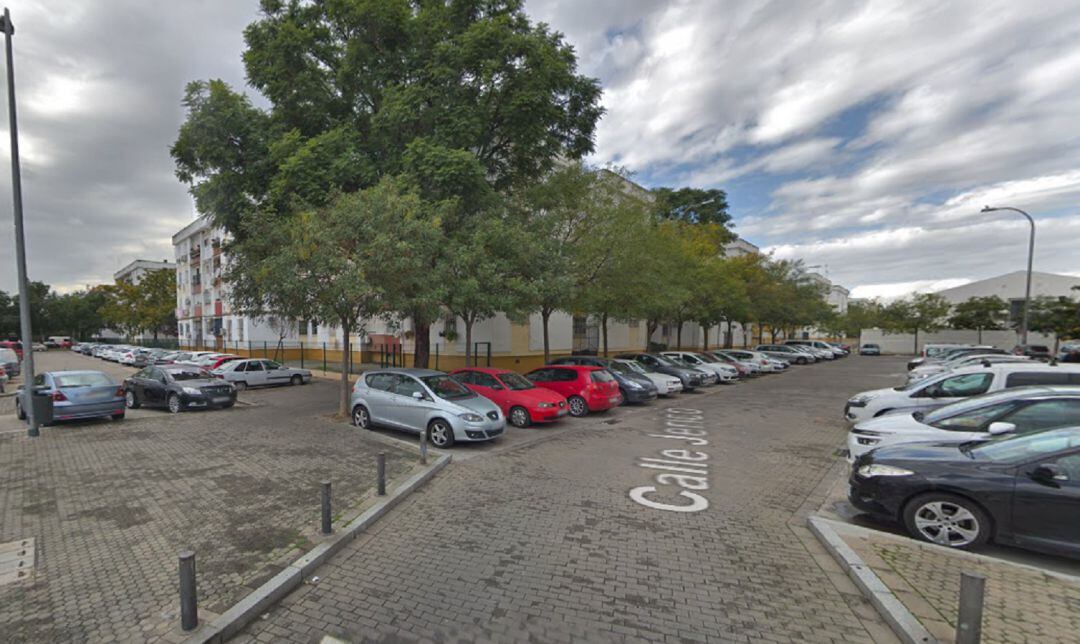 Imagen de la calle Jericó, donde la ONCE ha repartido este miércoles 350.000 euros