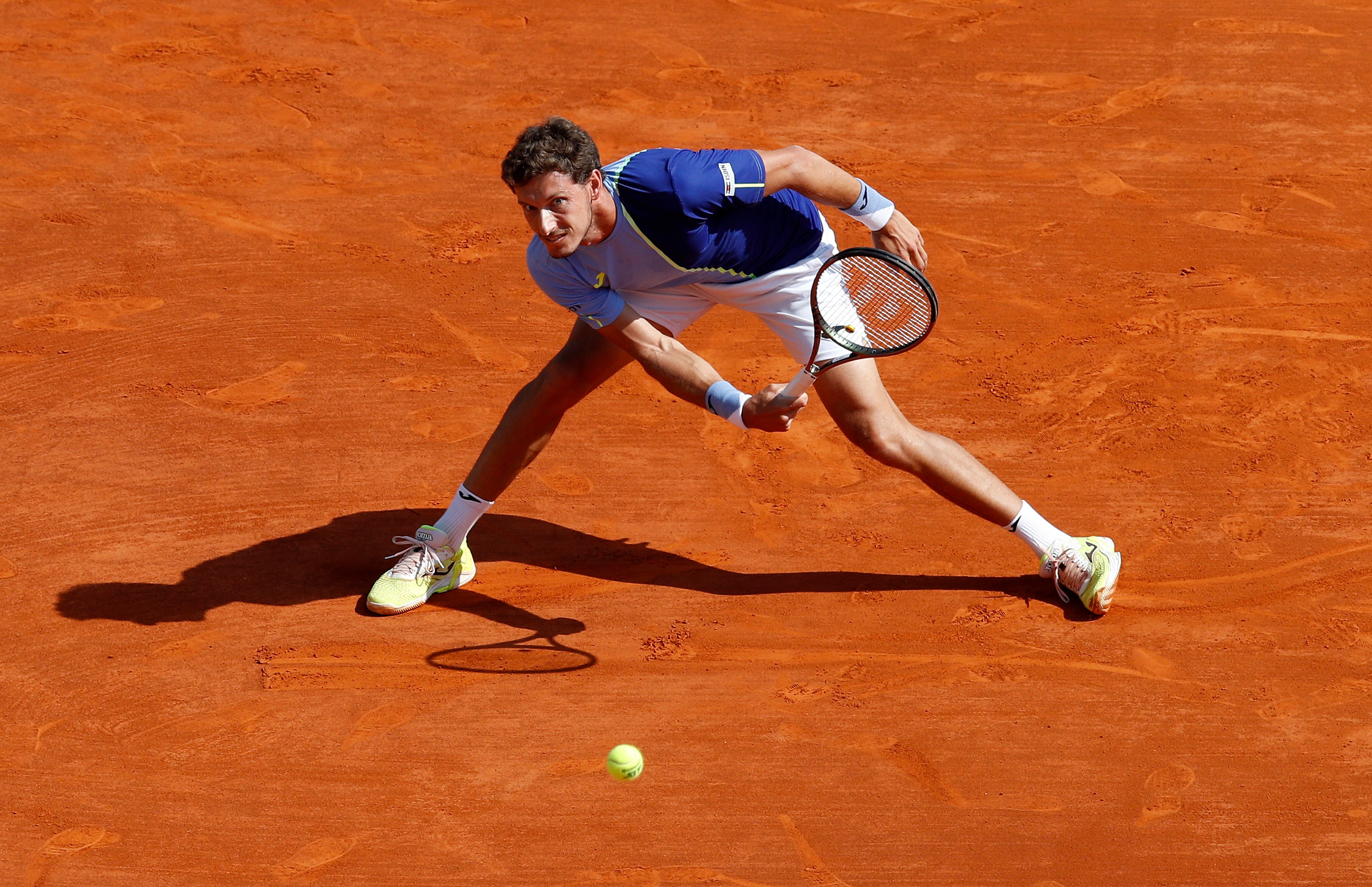 Pablo Carreño durante el partido con Zverev