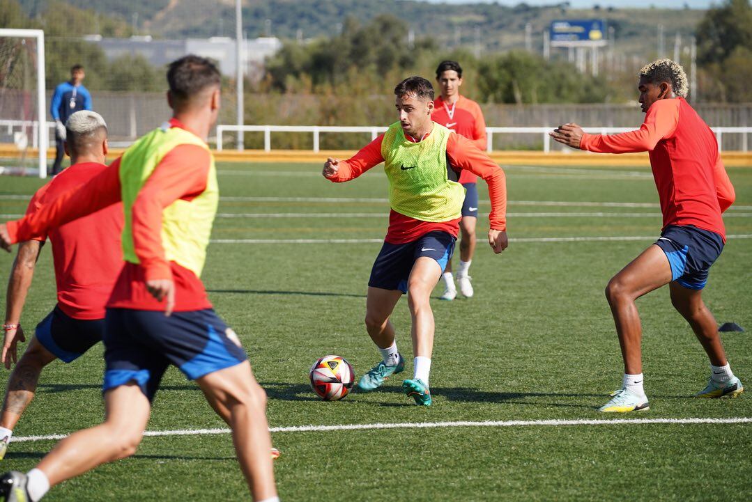 Marino Illescas en un entrenamiento