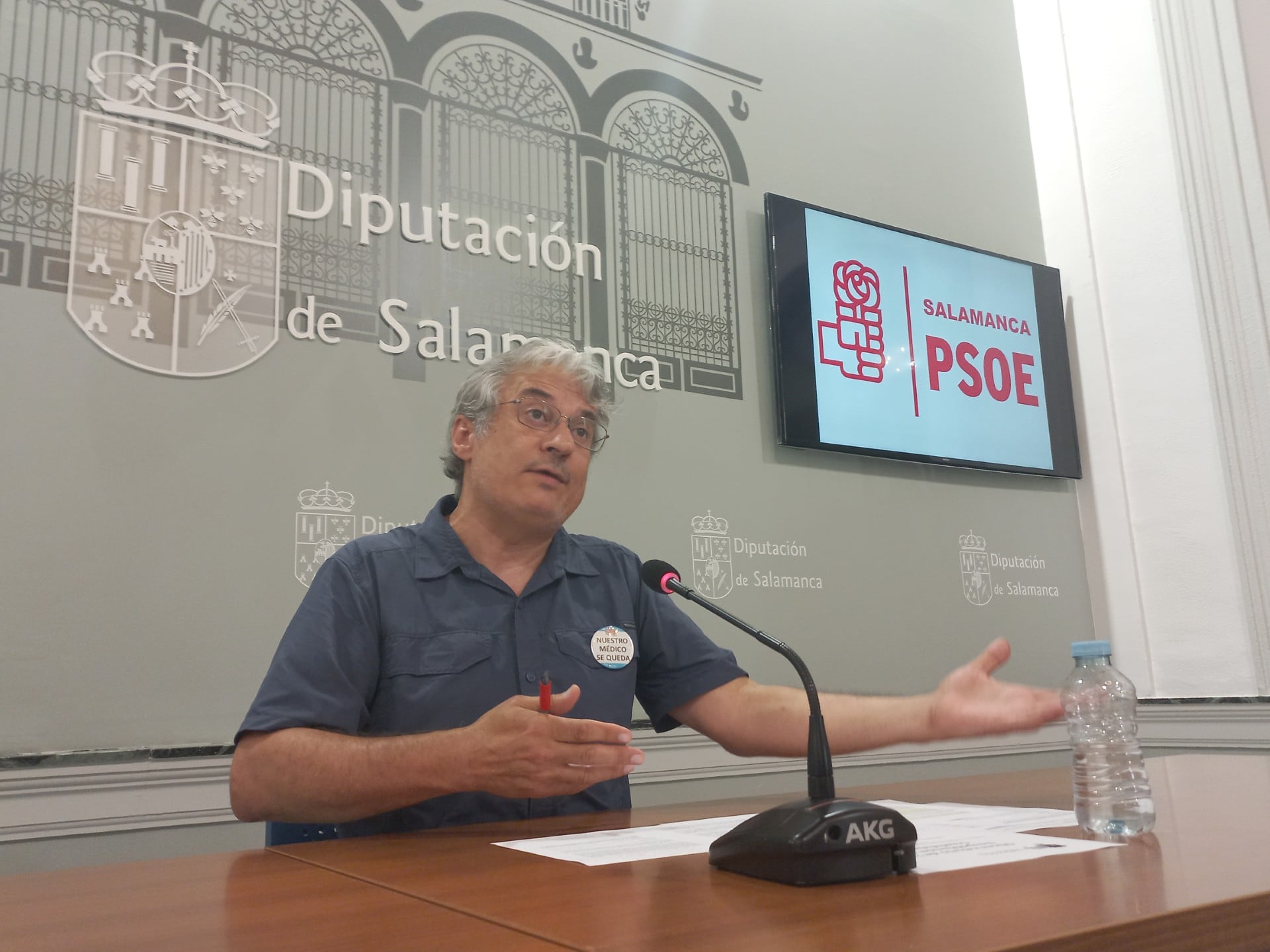 Fernando Rubio, portavoz del PSOE en la Diputación de Salamanca