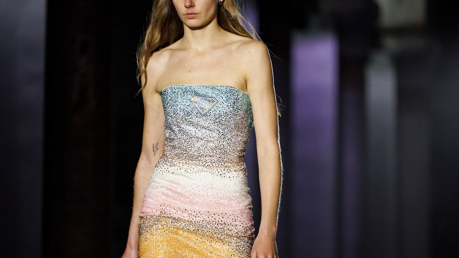 Diseño de la colección de María Escoté en la 080 Barcelona Fashion con trabajos de Casa Cascales