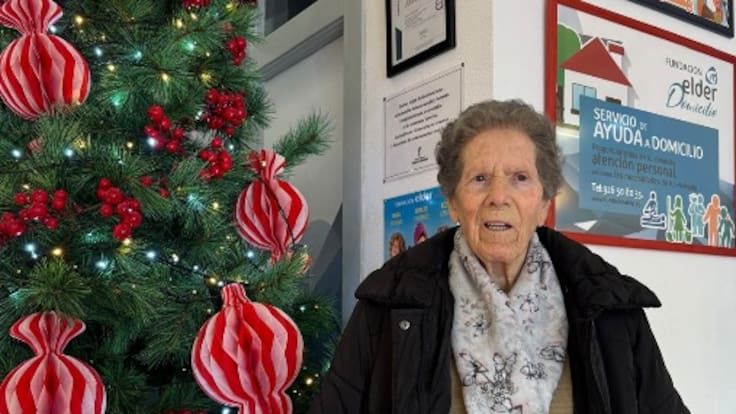 'Navidad en compañía. Ningún mayor solo': hablamos con Carmen Moreno, usuaria de 92 años en la residencia Elder de Tomelloso