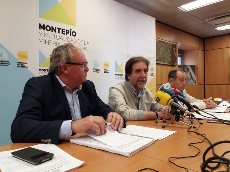 El presidente del Montepío, Juan José González Pulgar, durante el acto de presentación de resultados de la entidad