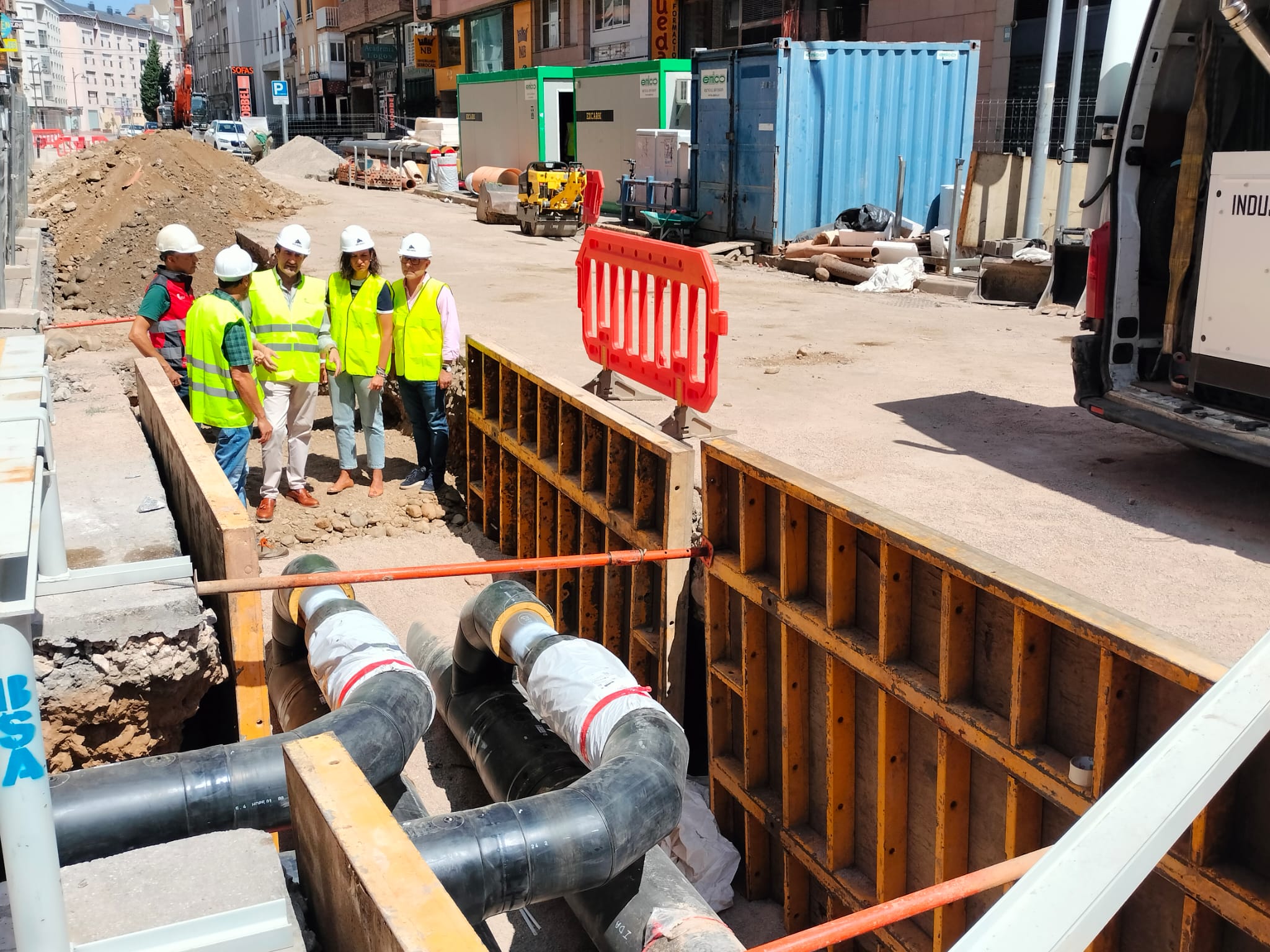 Visita del consejero Suárez Quiñones a las obras