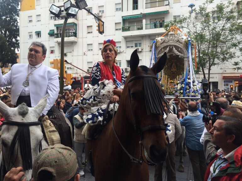 Manuel Castilla, el Hermano mayor de la Hdad de Huelva esta romería