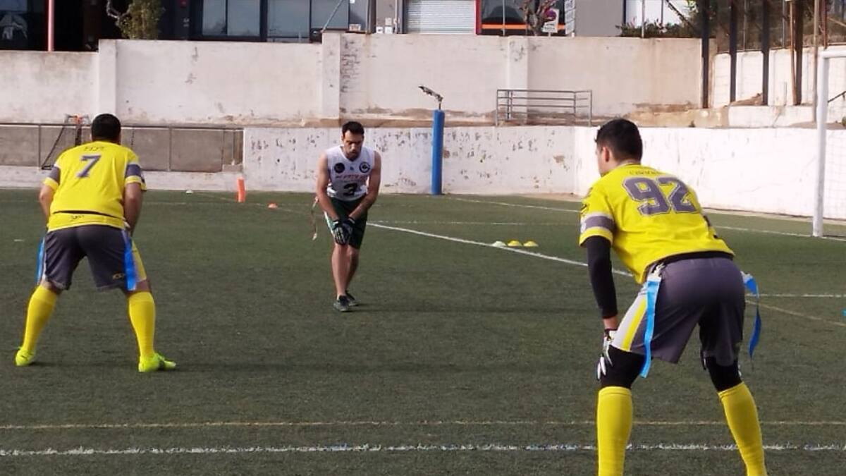 Un menorquí anota per primer cop a la historia touchdowns en un partit oficial