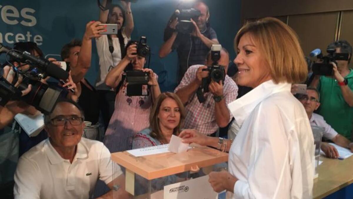 Cospedal gana en Albacete las primarias del PP con un 80% de votos, a pesar de quedar tercera a nivel nacional