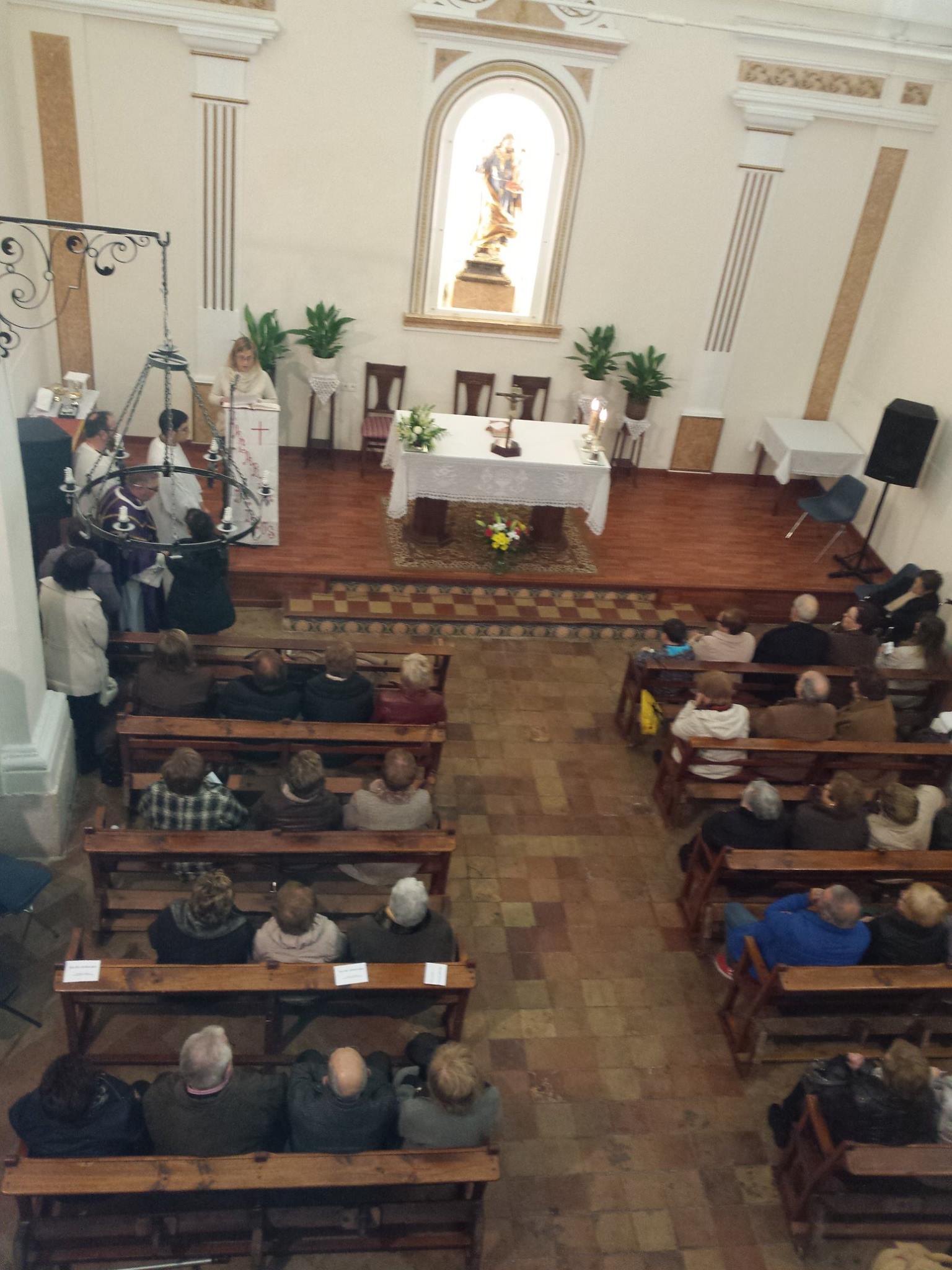 Interior de la ermita