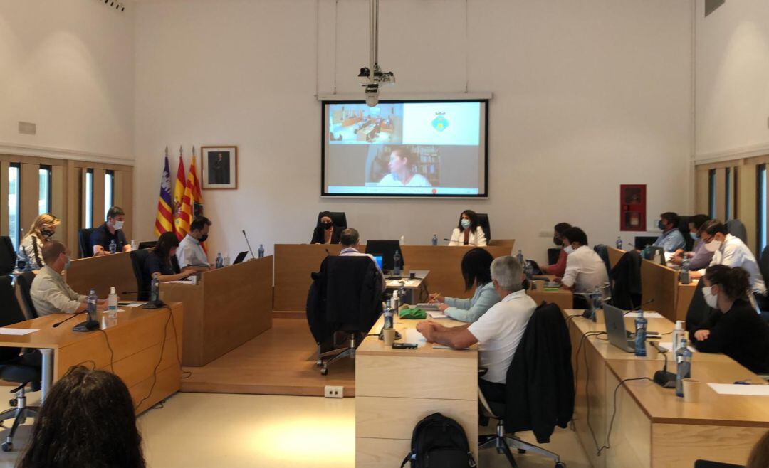 Imagen del pleno del Consell de Formentera