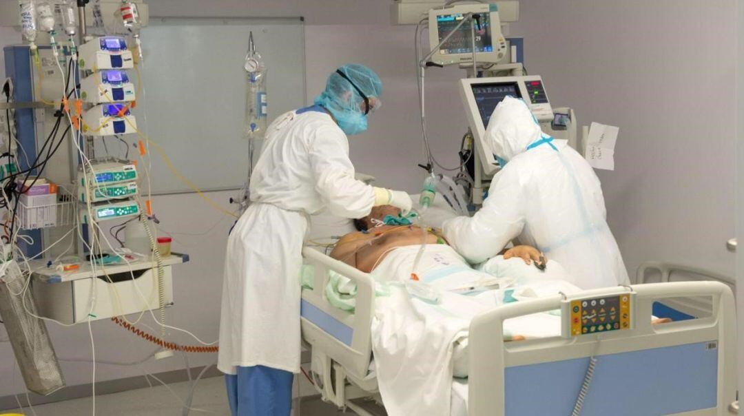 Imagen de archivo de una UCI.