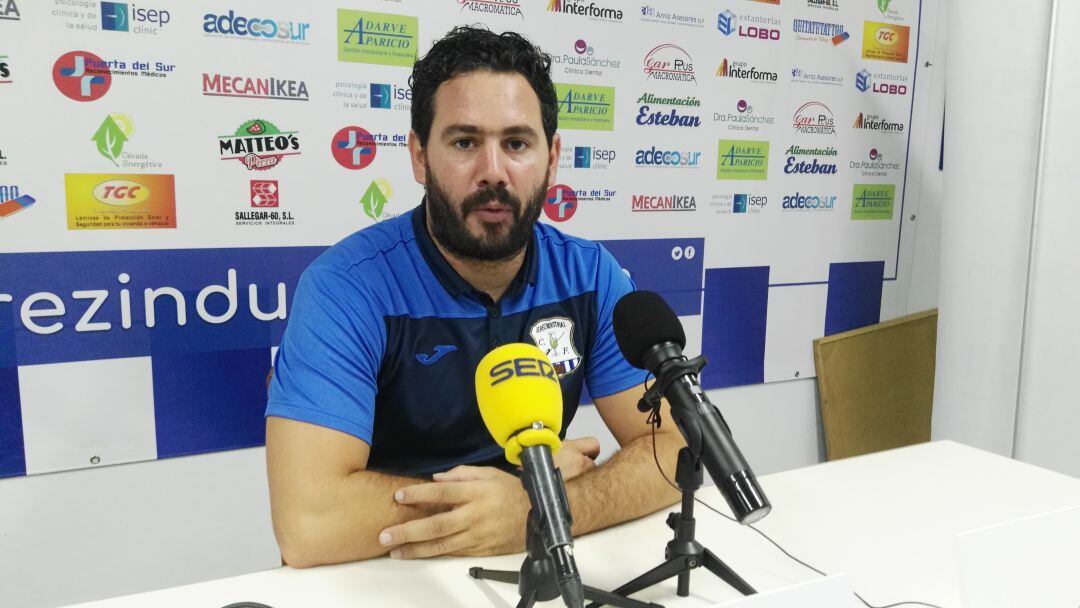 Juanjo Durán, entrenador del Jerez Industrial CF