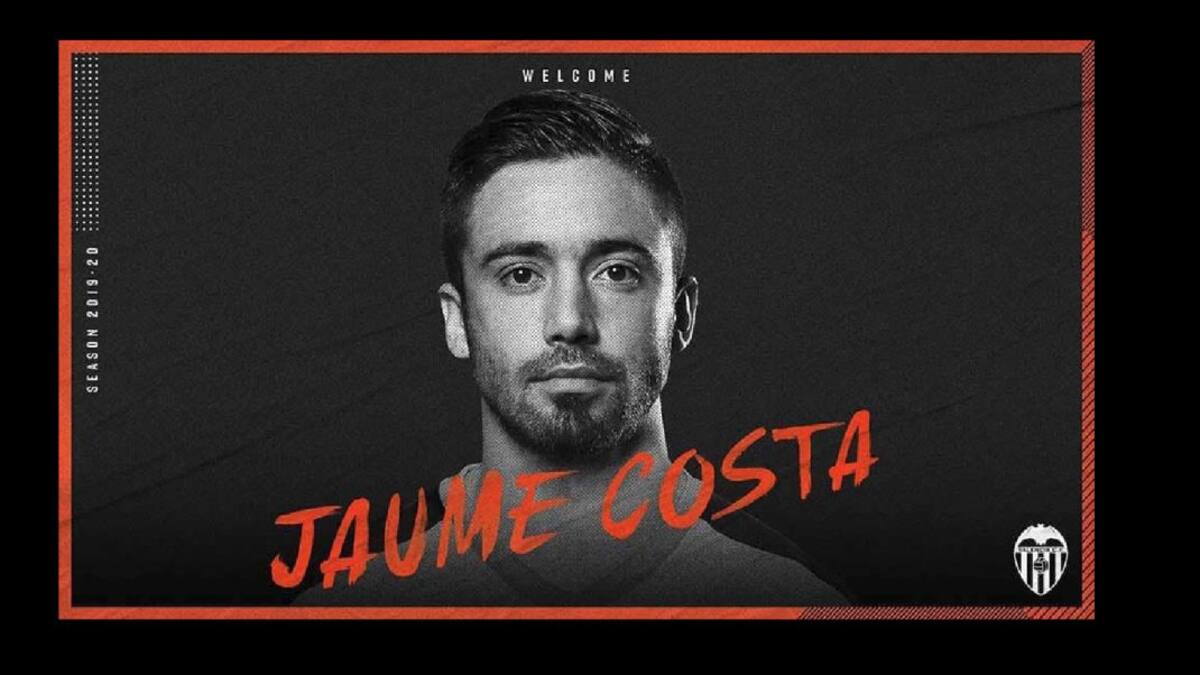 Jaume Costa jugará en el Valencia tras no contar para Javi Calleja