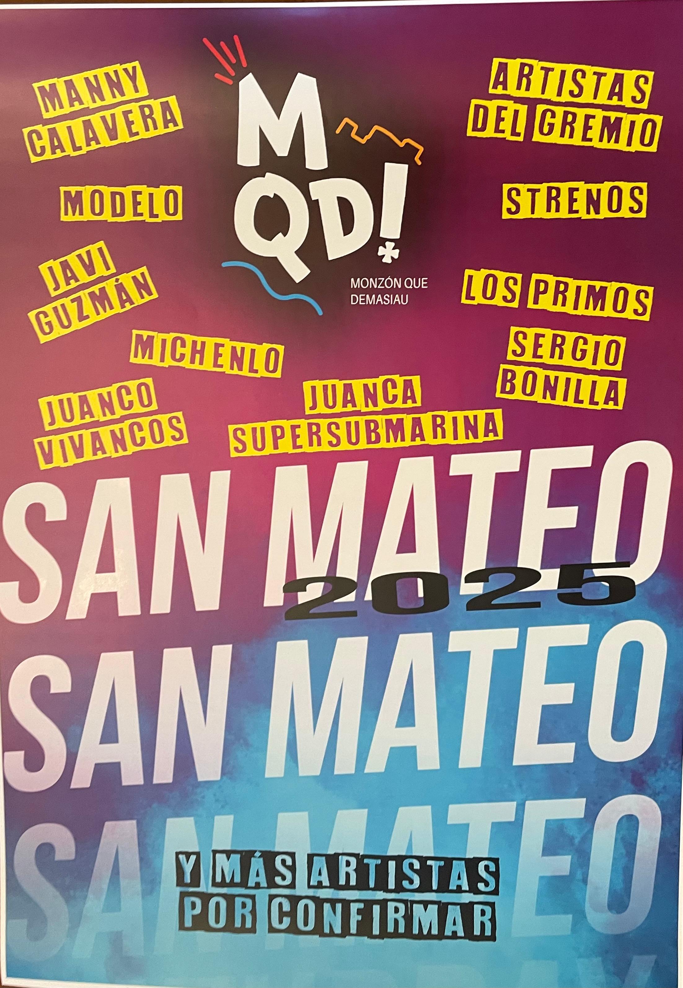 “Monzón que Demasiao” presenta su nuevo logo y cartel musical para las fiestas de San Mateo.