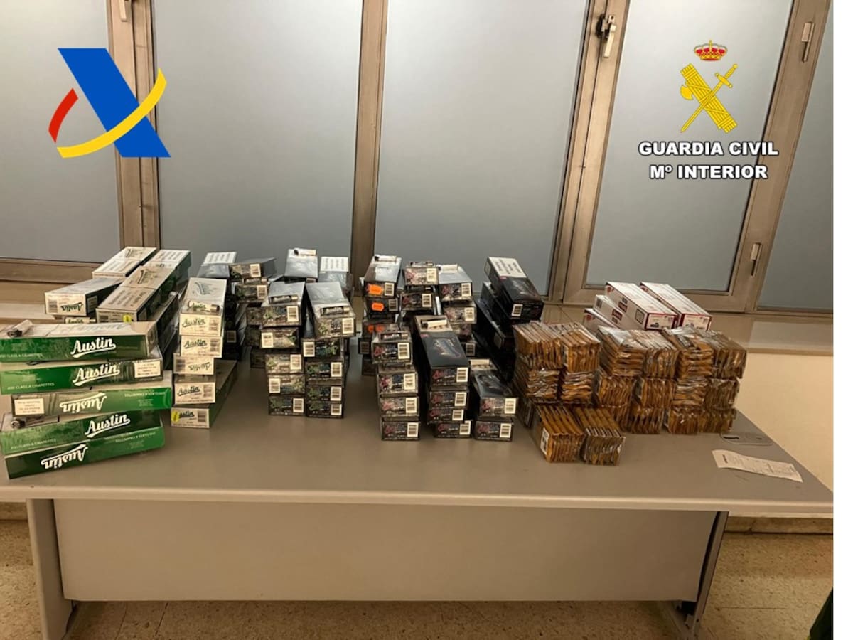 La Guàrdia Civil confisca tabac de contraban valorat en uns 5.650 euros