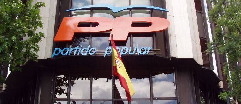 Sede del PP en la calle Génova de Madrid.