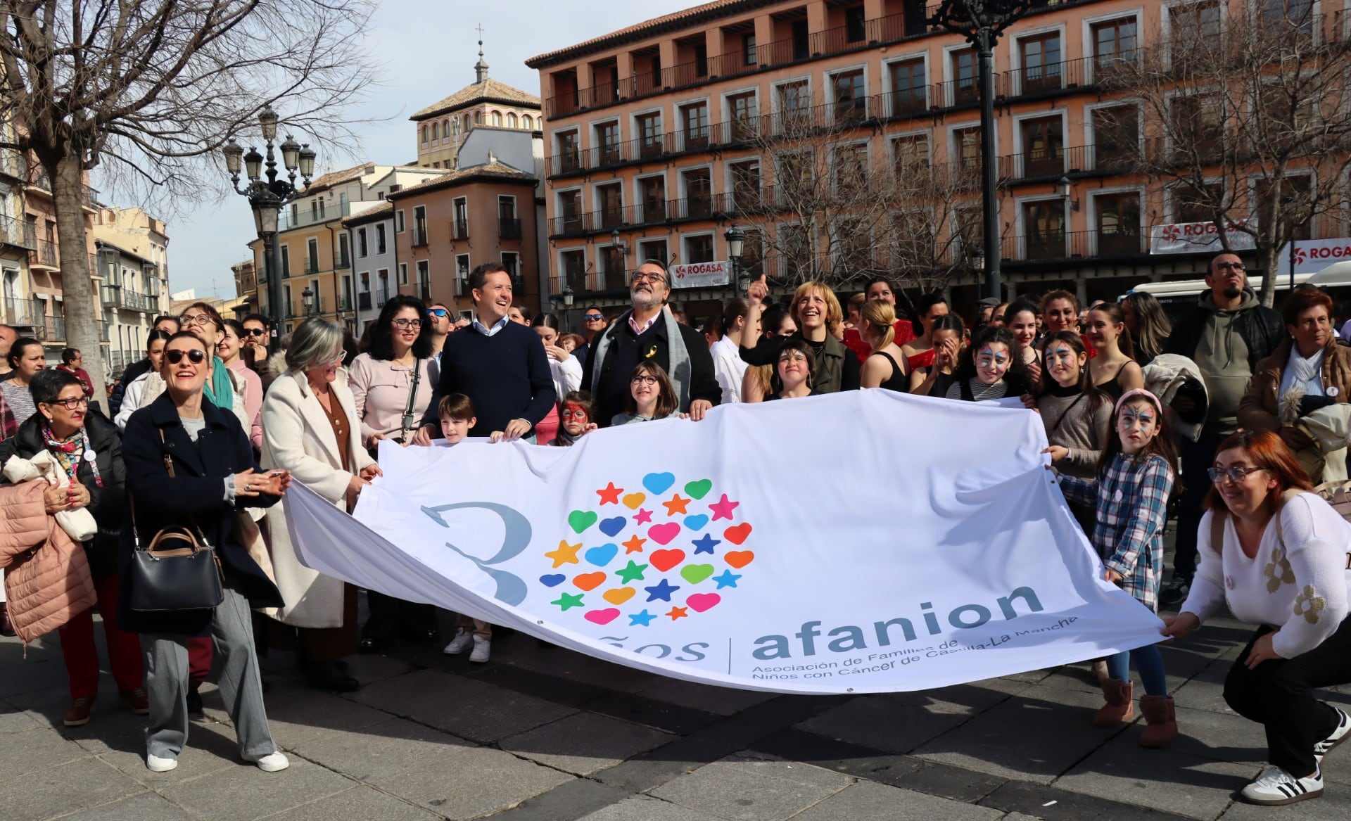 Acto de Afanion en Toledo con motivo del Día Internacional del Cáncer Infantil