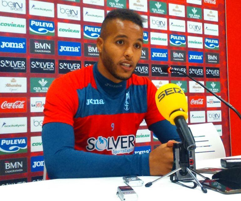 El delantero marroquí del Granada CF, Youssef El Arabi