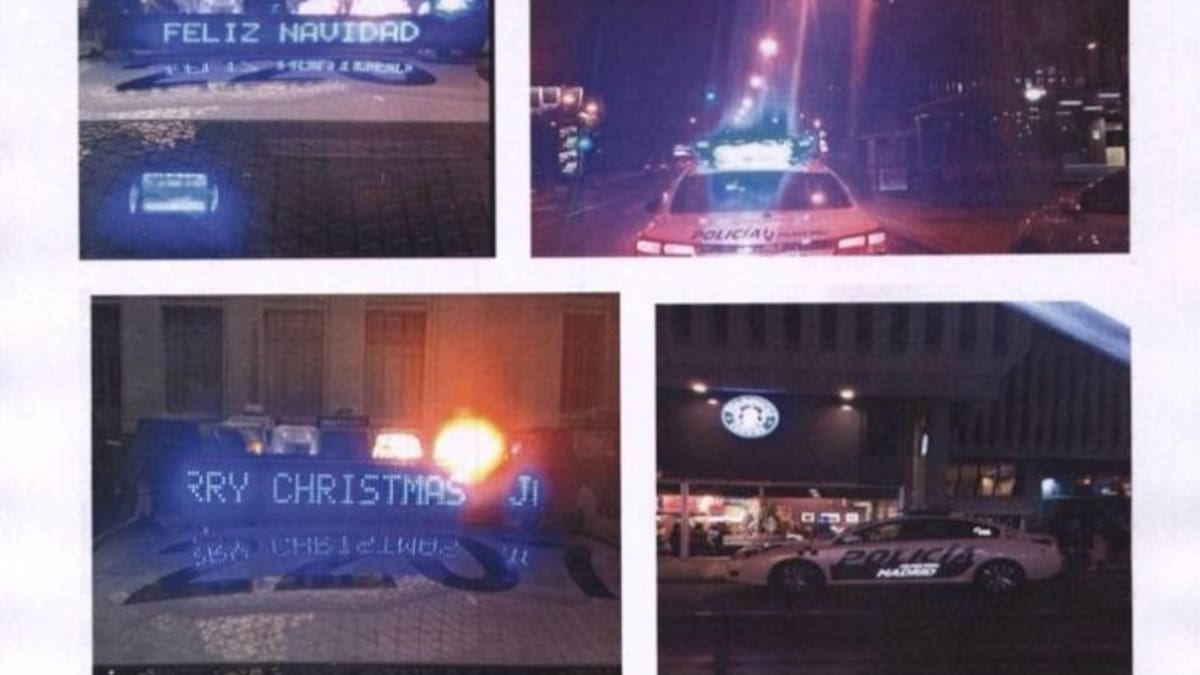 Un sindicato pide que los nuevos coches de policía no feliciten la navidad