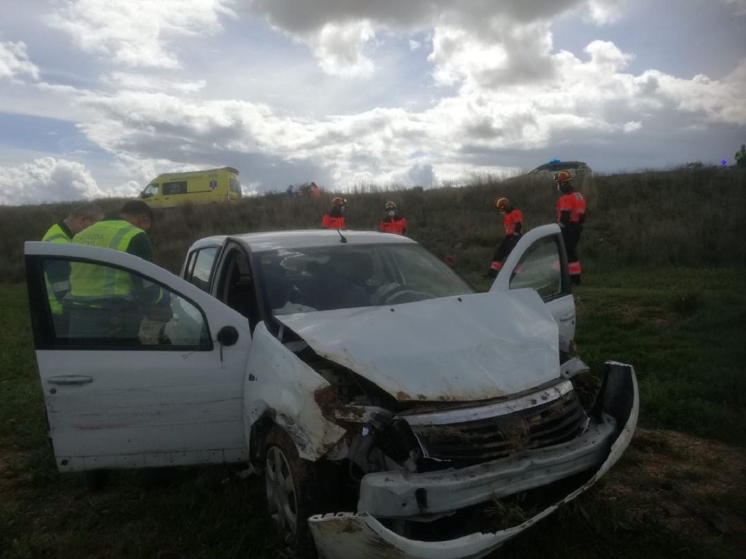 Fallece una persona en un accidente de tráfico entre Santa Eulalia del Campo y Alfambra (Teruel)